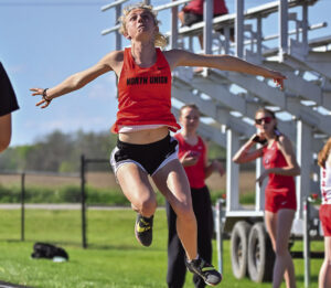 NU track and field competes at Reliant Tiger Invitational