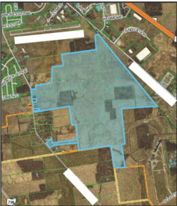 Development to occupy nearly 600 acres near airport