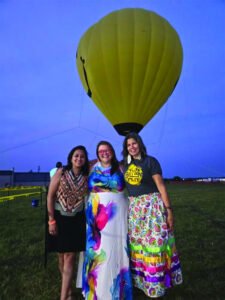 Hot air balloons help bring the healing