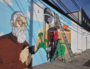 Richwood mural sees progress