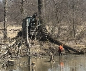 Logjam work getting down and dirty